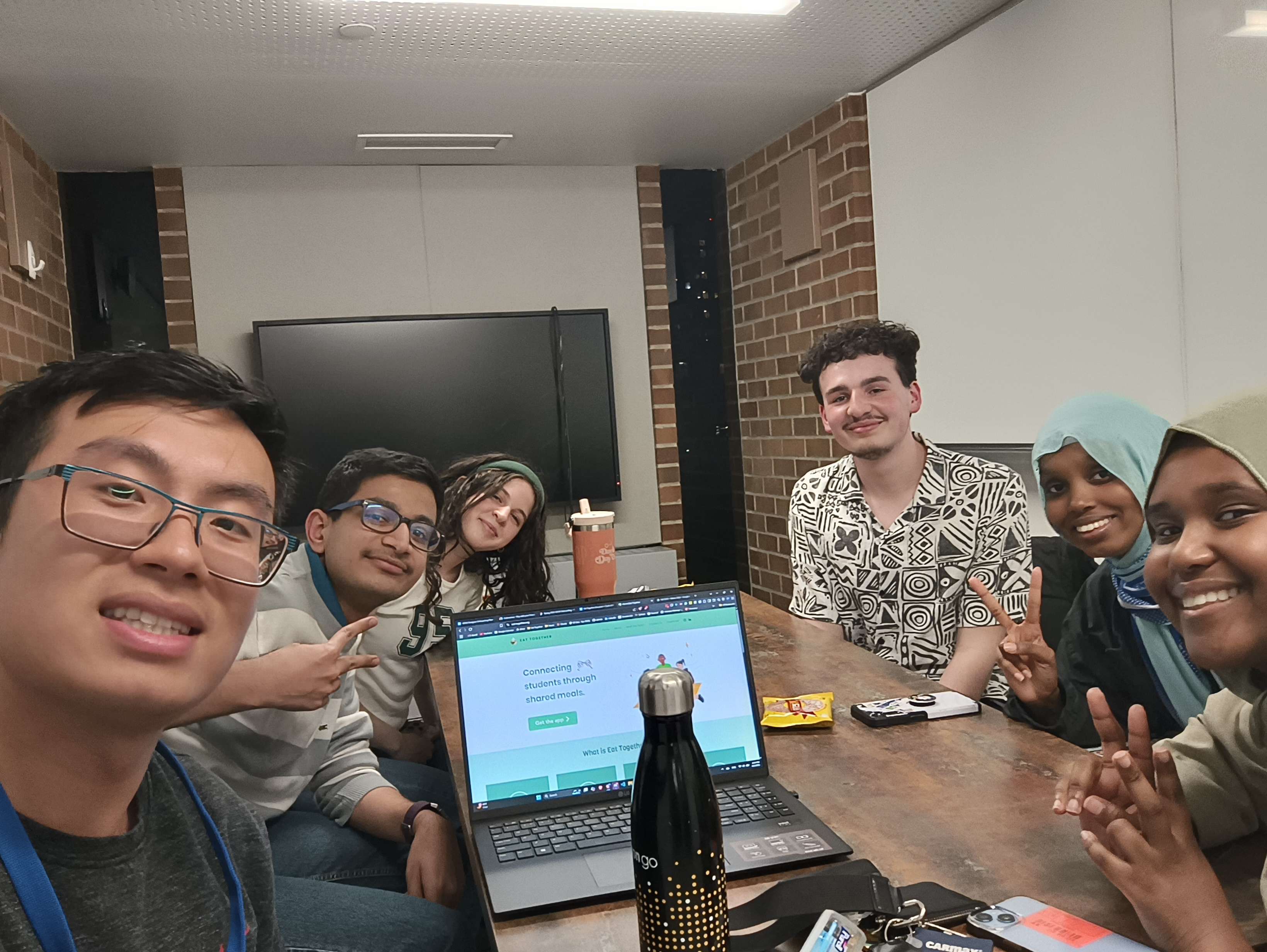 Eat Together profile page before redesign