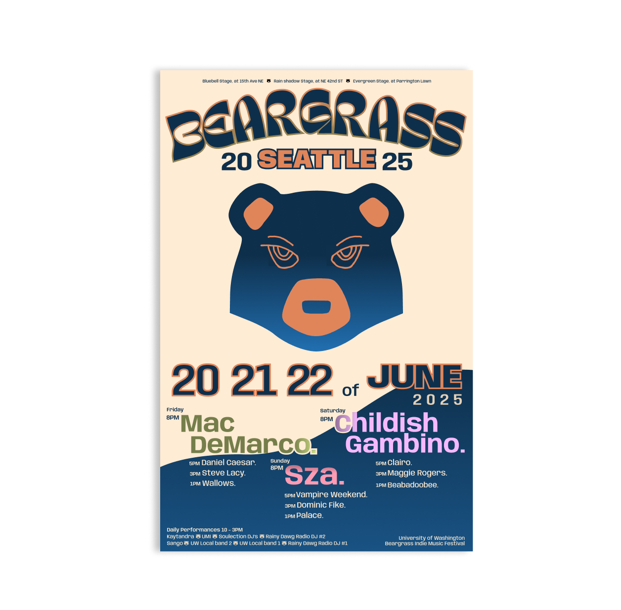 Festival poster and signage system